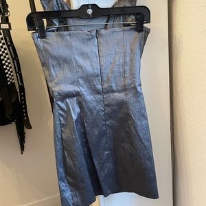 Silver Mini Dress